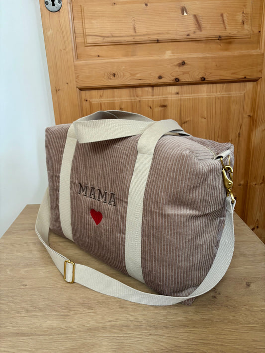 Sac à langer personnalisé brodé - Modèle Pascale