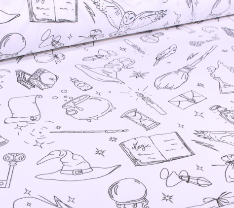 Pochette à livre à colorier