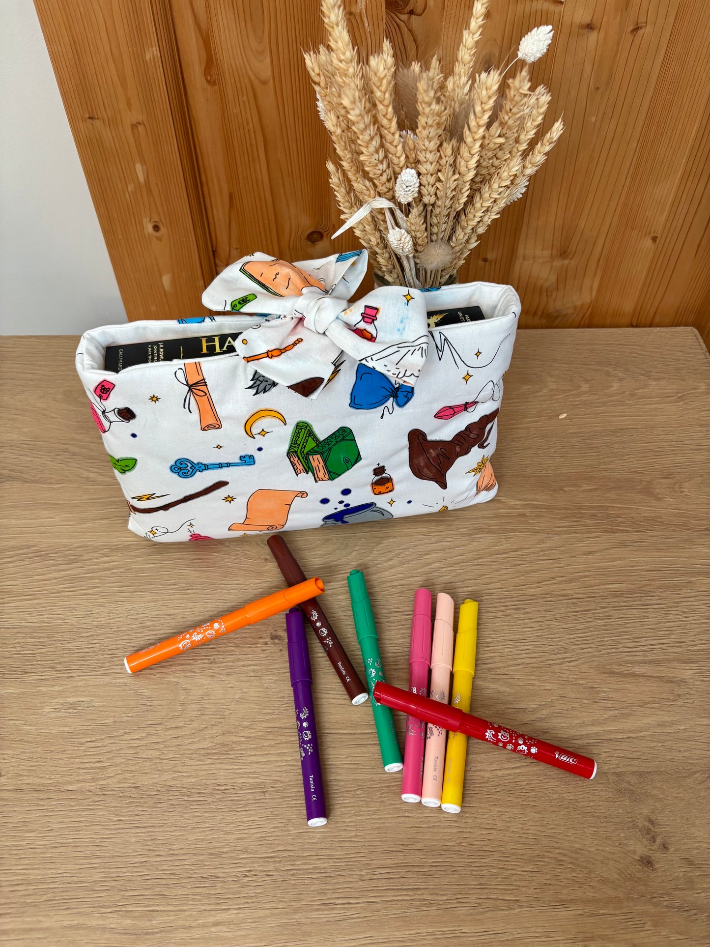 Pochette à livre à colorier