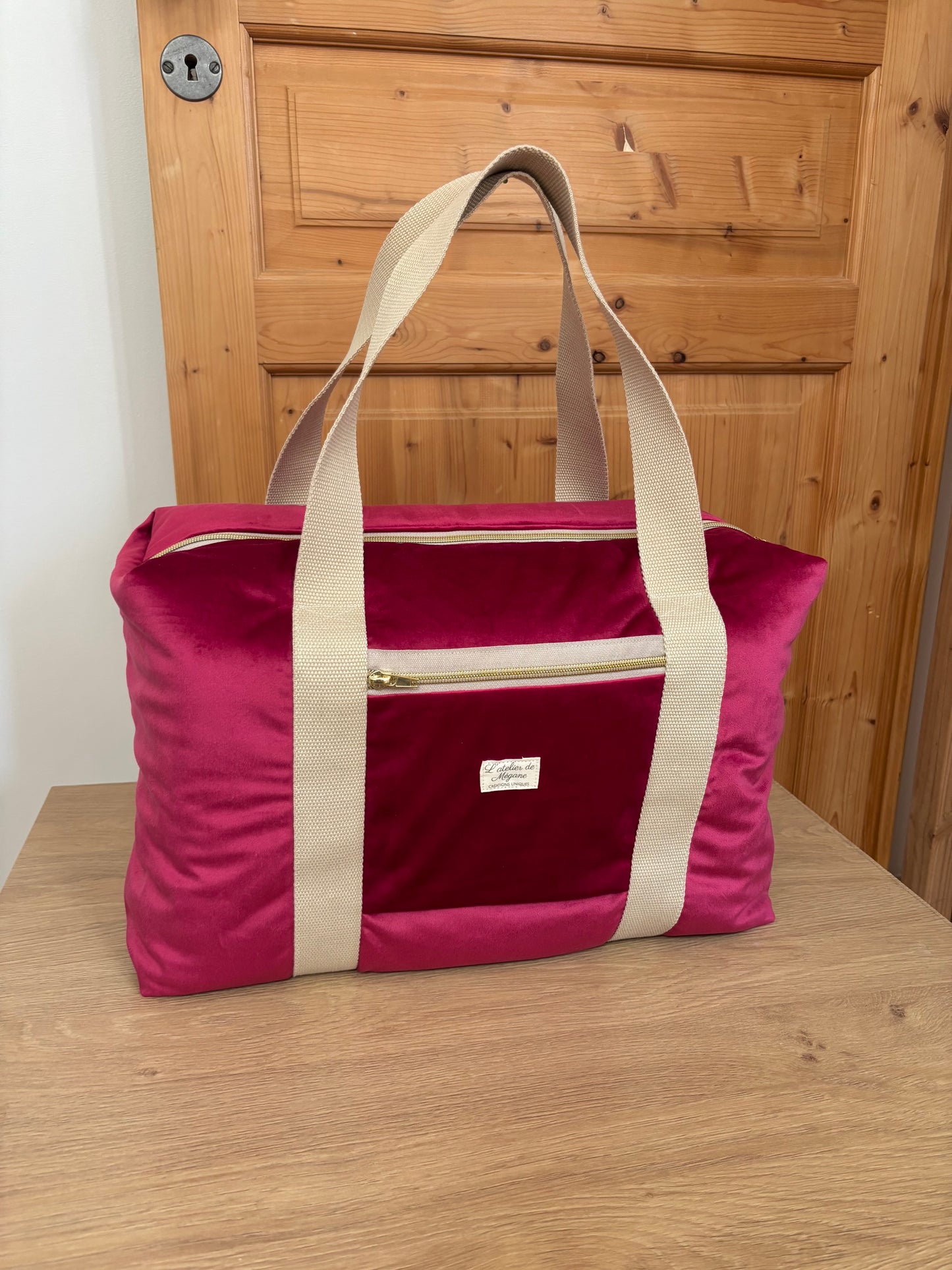 Sac à langer personnalisé brodé - Modèle Pascale
