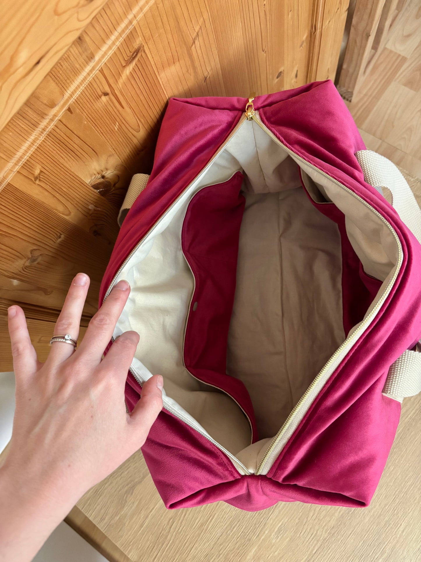 Sac à langer personnalisé brodé - Modèle Pascale