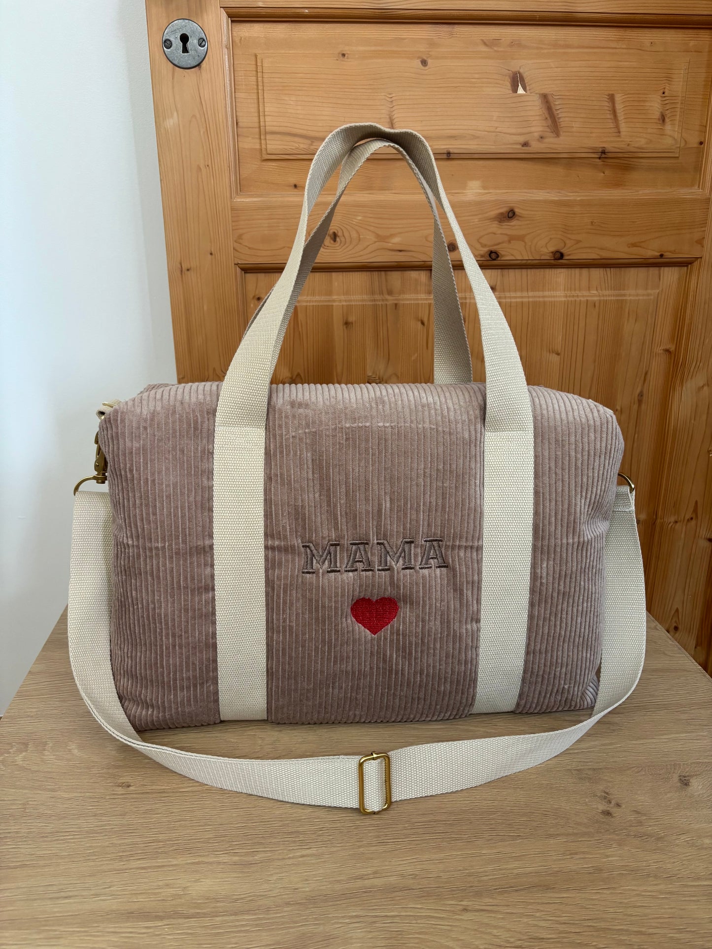 Sac à langer personnalisé brodé - Modèle Pascale