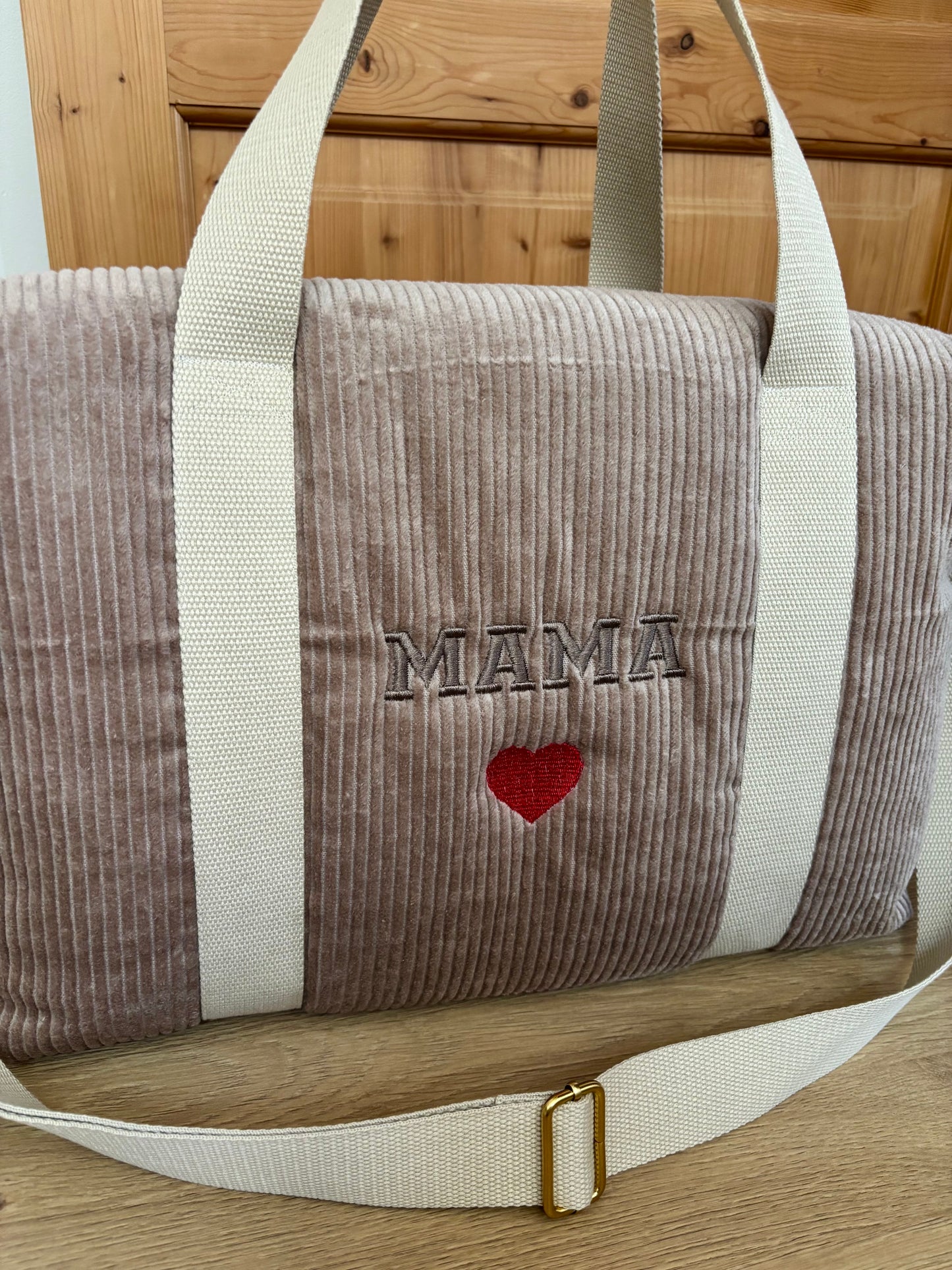 Sac à langer personnalisé brodé - Modèle Pascale