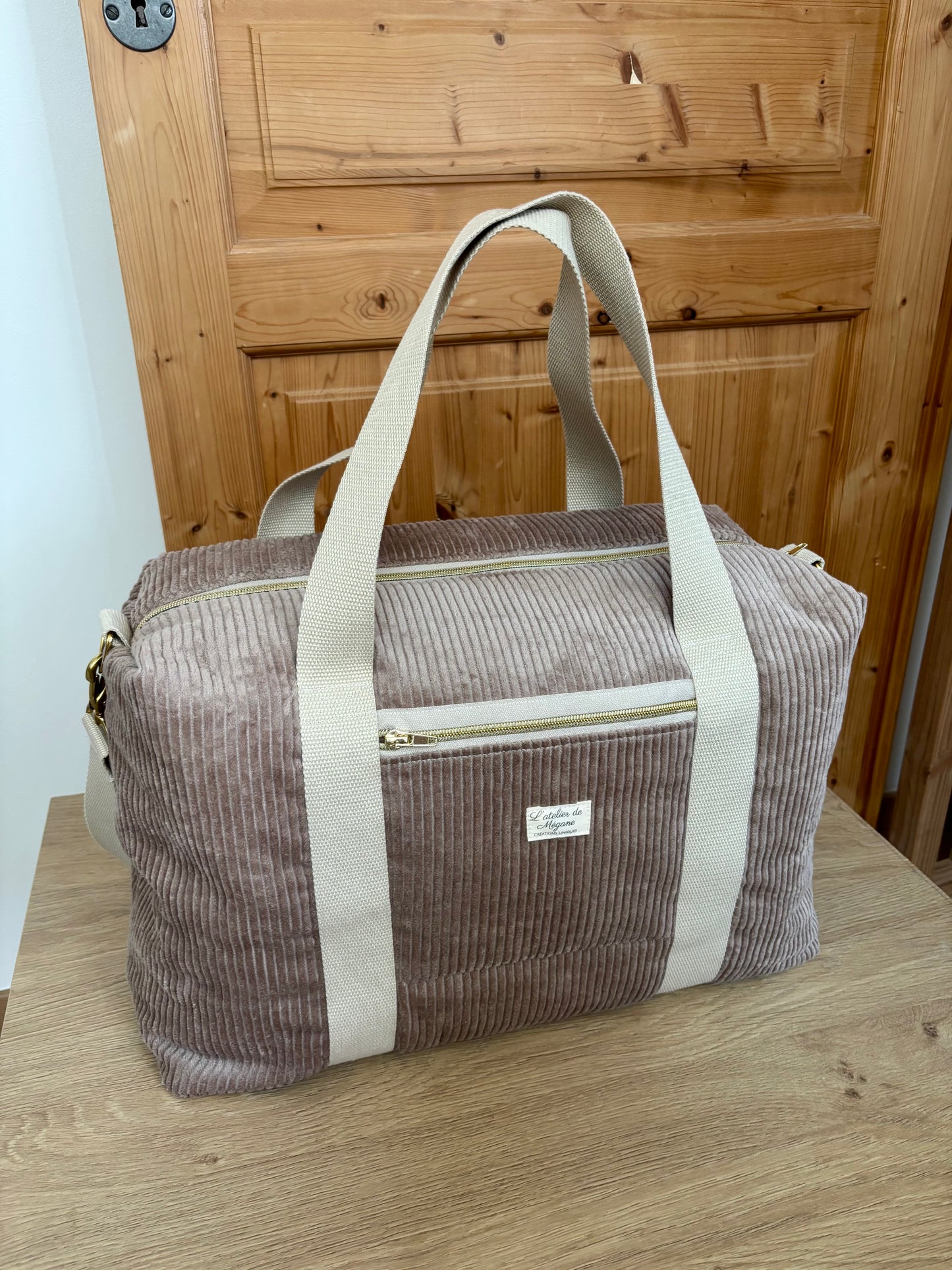 Sac à langer personnalisé brodé - Modèle Pascale