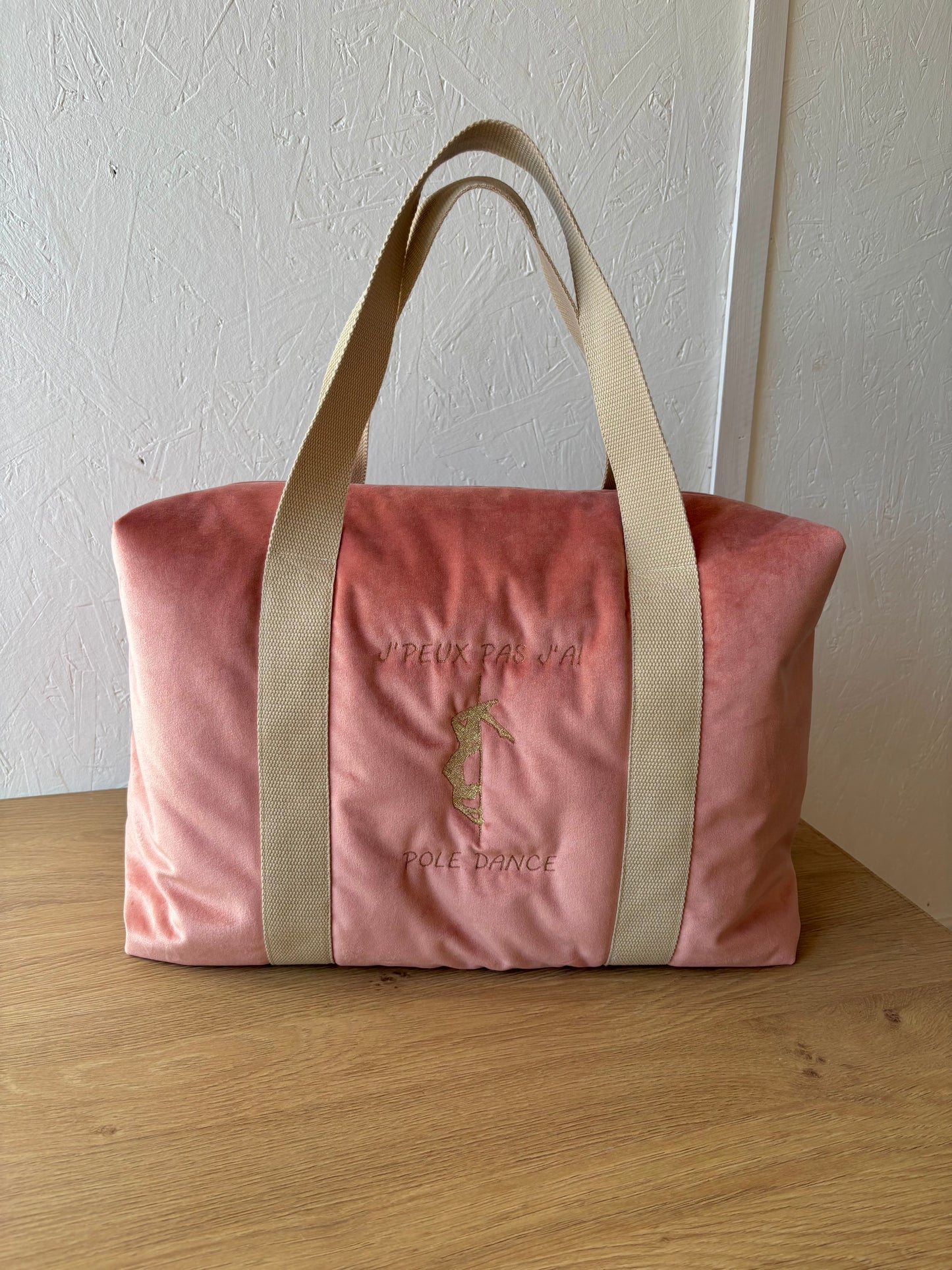 Grand sac personnalisé brodé - Modèle Pascale