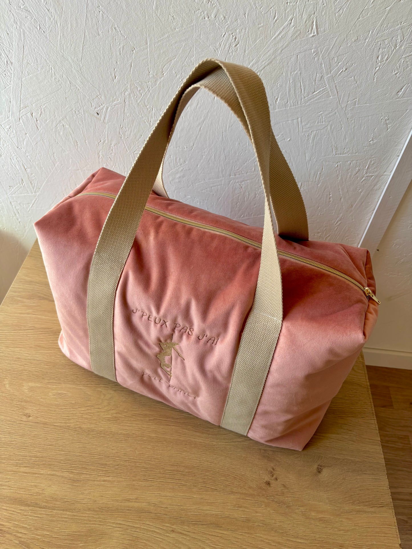Grand sac personnalisé brodé - Modèle Pascale