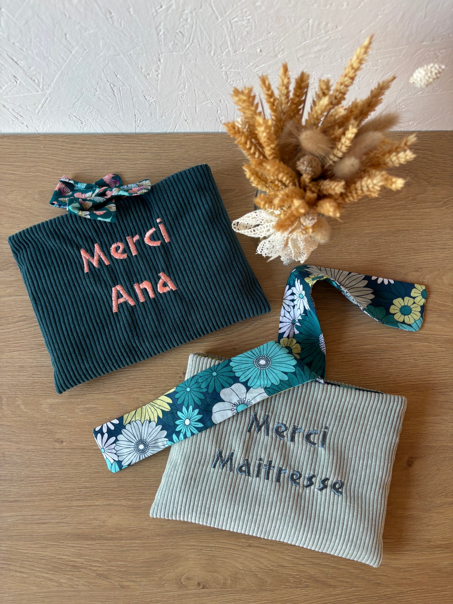 Pochette à livre personnalisée