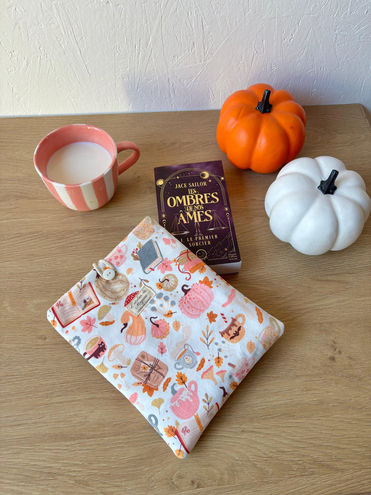 Pochette à livre édition velours automne