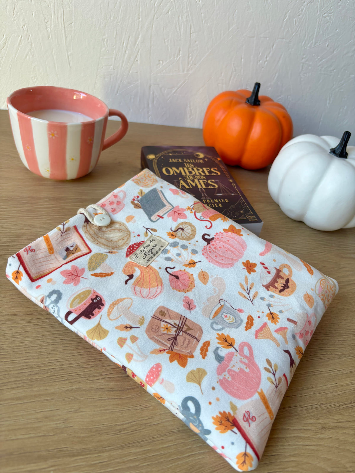 Pochette à livre édition velours automne