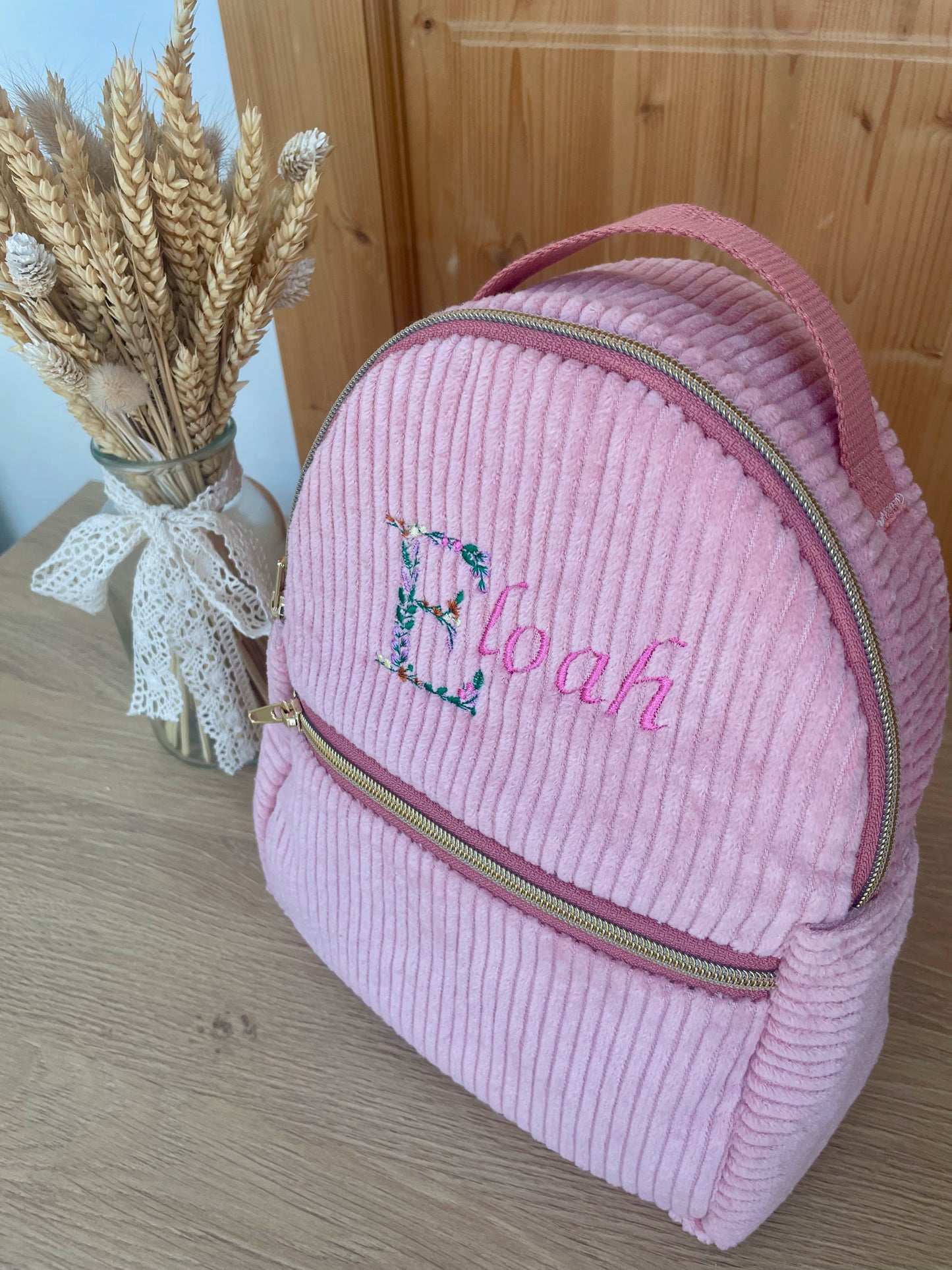 Mini sac Valentine personnalisé pour la crèche
