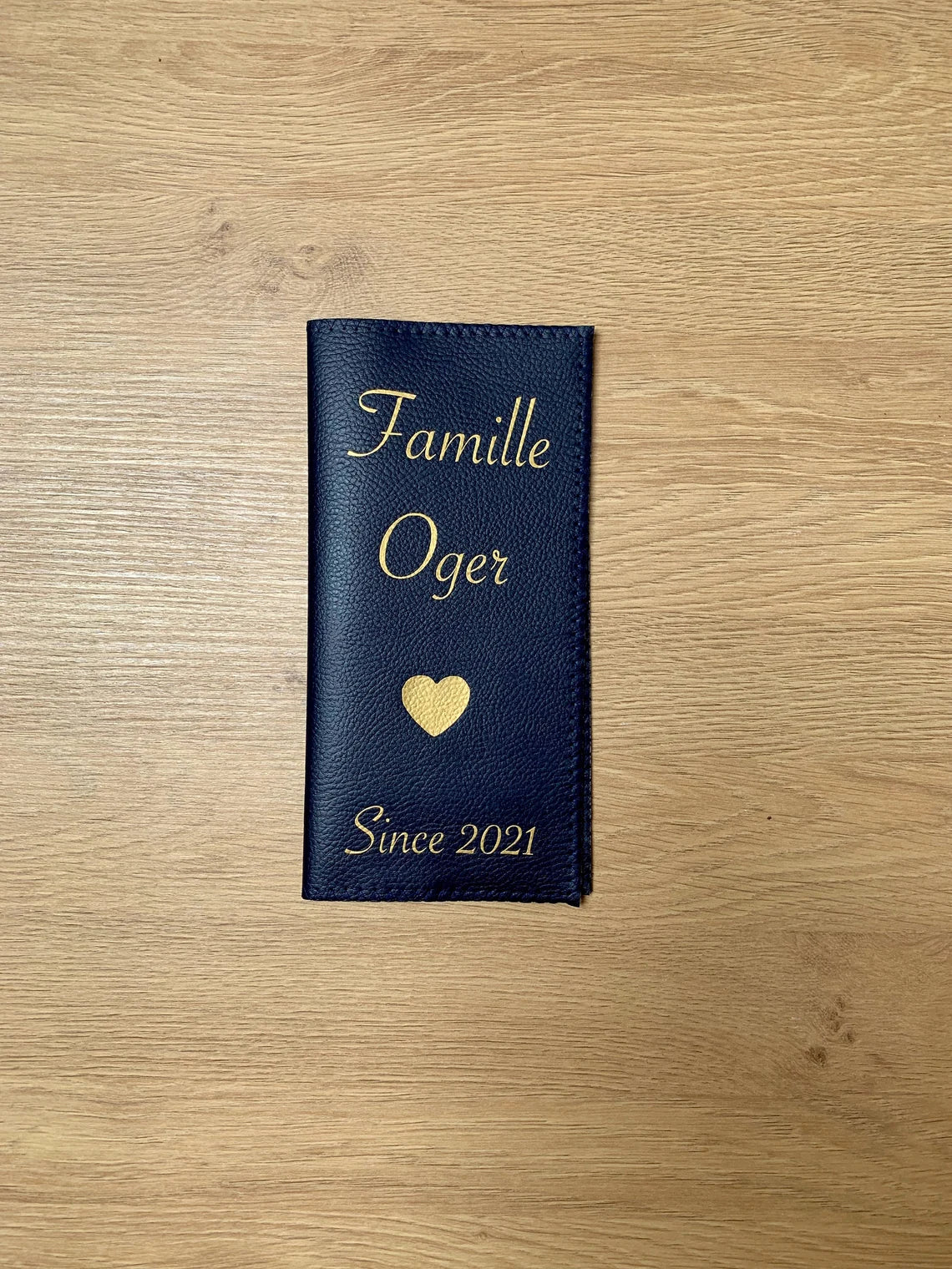 Protège livret de famille personnalisé