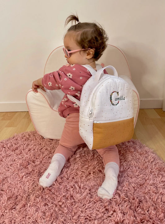 Mini sac Valentine personnalisé pour la crèche ou nounou