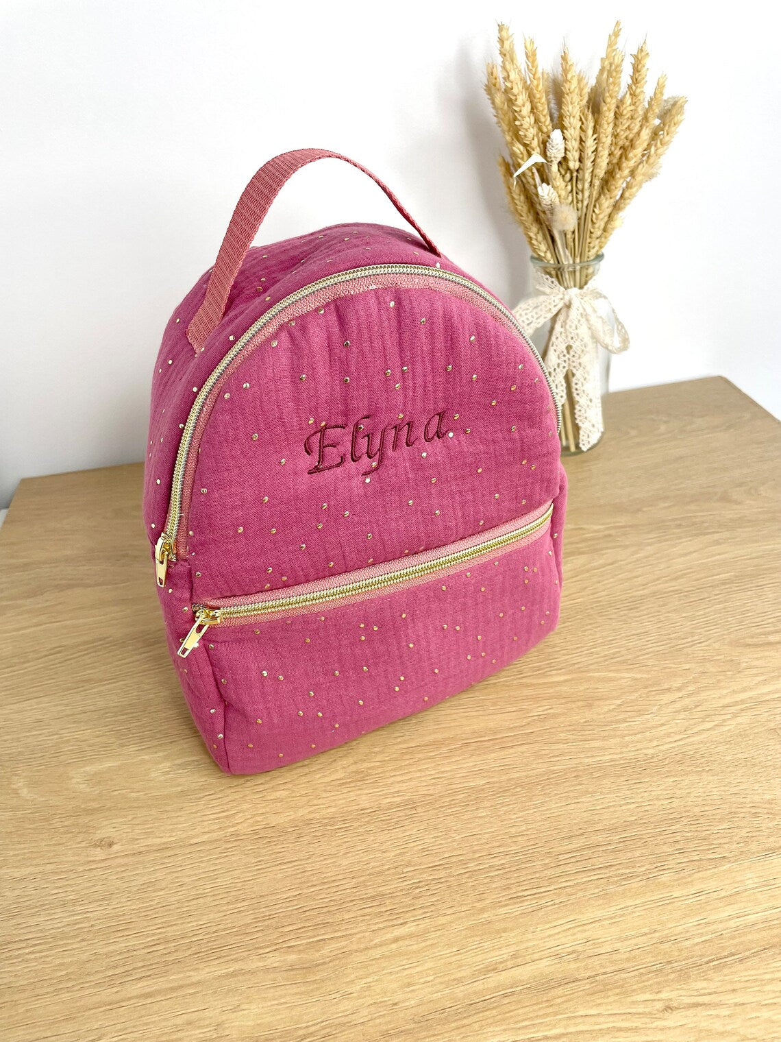 Mini sac Valentine personnalisé pour la crèche ou nounou