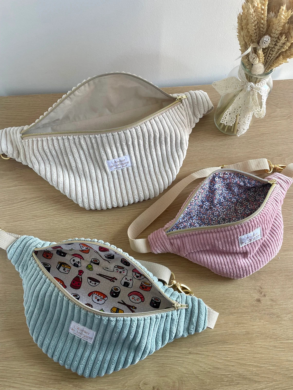 Banane velours femme et enfant