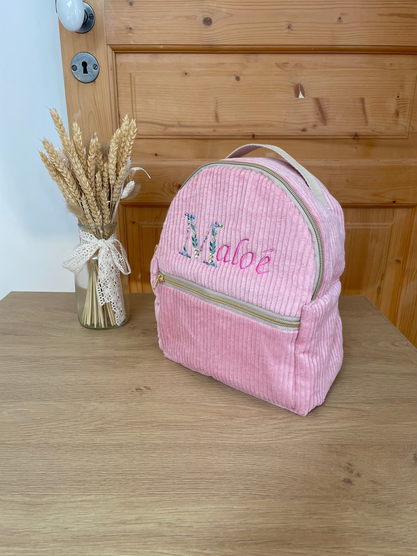 Mini sac Valentine personnalisé pour la crèche