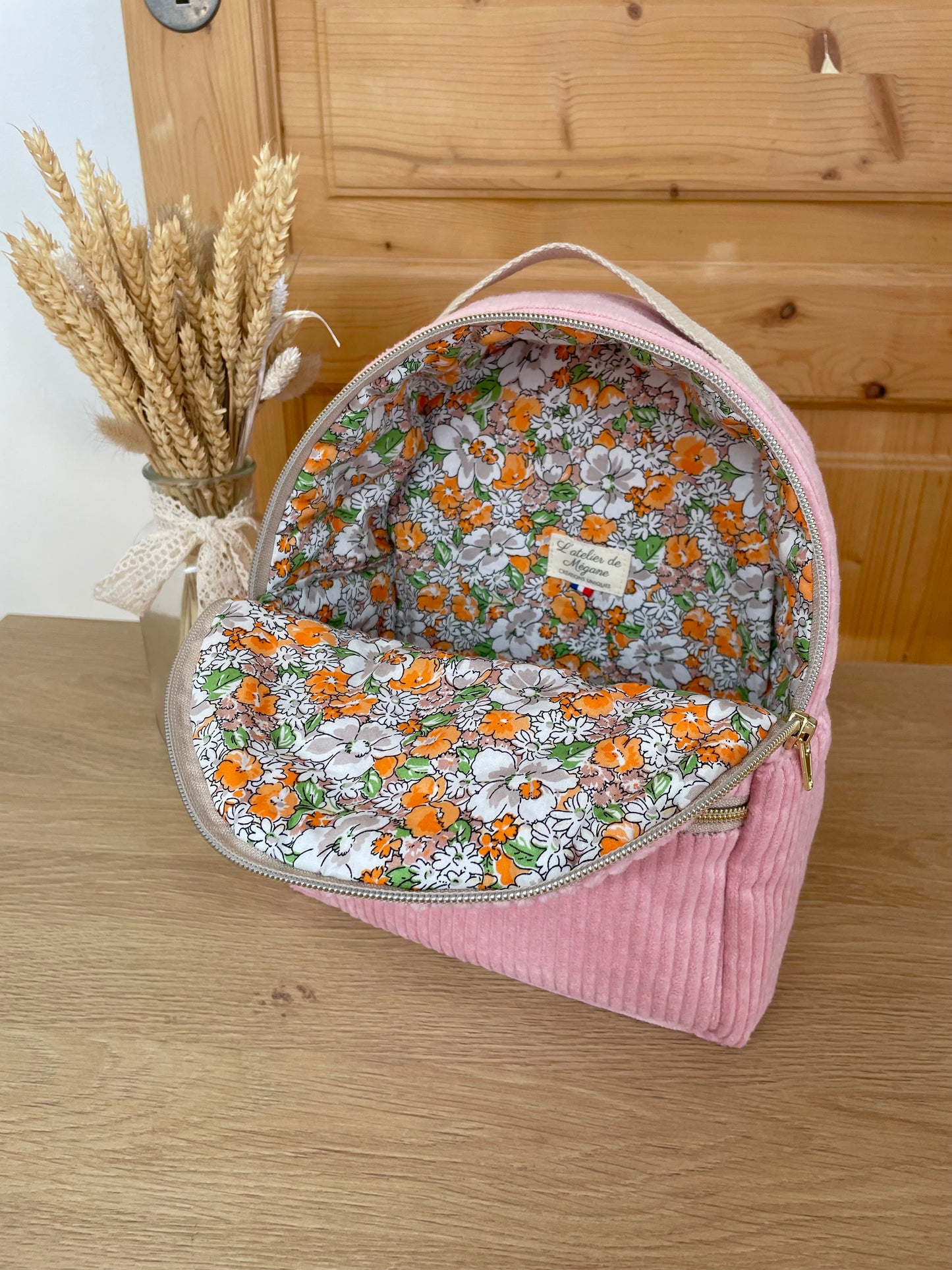 Mini sac Valentine personnalisé pour la crèche