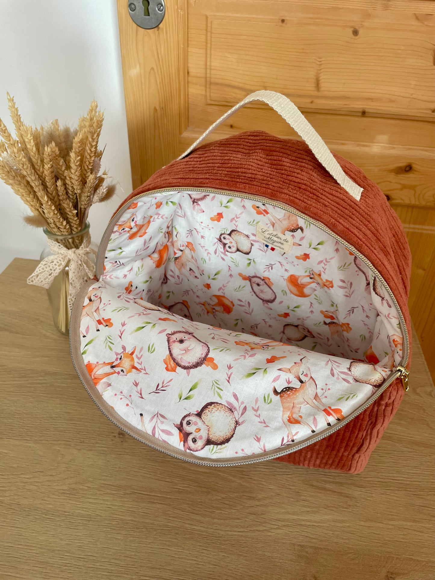 Sac Camilia personnalisé pour l'école maternelle